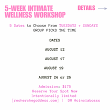 Load image into Gallery viewer, Intimate wellness workshop
