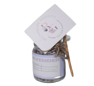 Lavender Bath Salt 10oz Jar W/Spoon